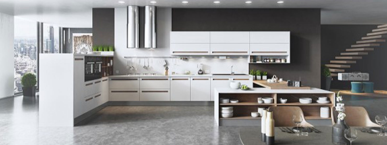 G SHAPED KITCHEN